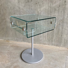 Load image into Gallery viewer, C &amp; C Glass Side Table by Christophe Pillet for Fiam Italia 1980
