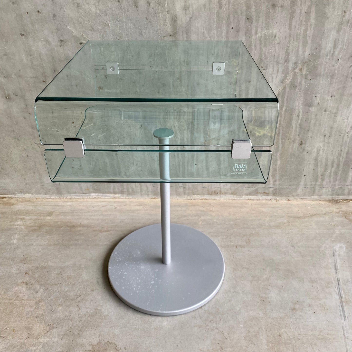 C & C Glasbeistelltisch von Christophe Pillet für Fiam Italia 1980