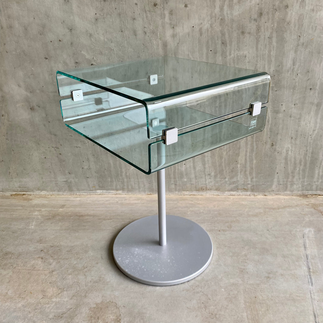 C & C Glass Side Table by Christophe Pillet for Fiam Italia 1980