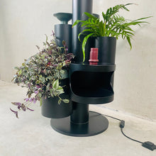 Load image into Gallery viewer, Large Floor Lamp and Plant Stand &quot;Close Encounter&quot; by Kerst Koopman, Netherlands 1980
