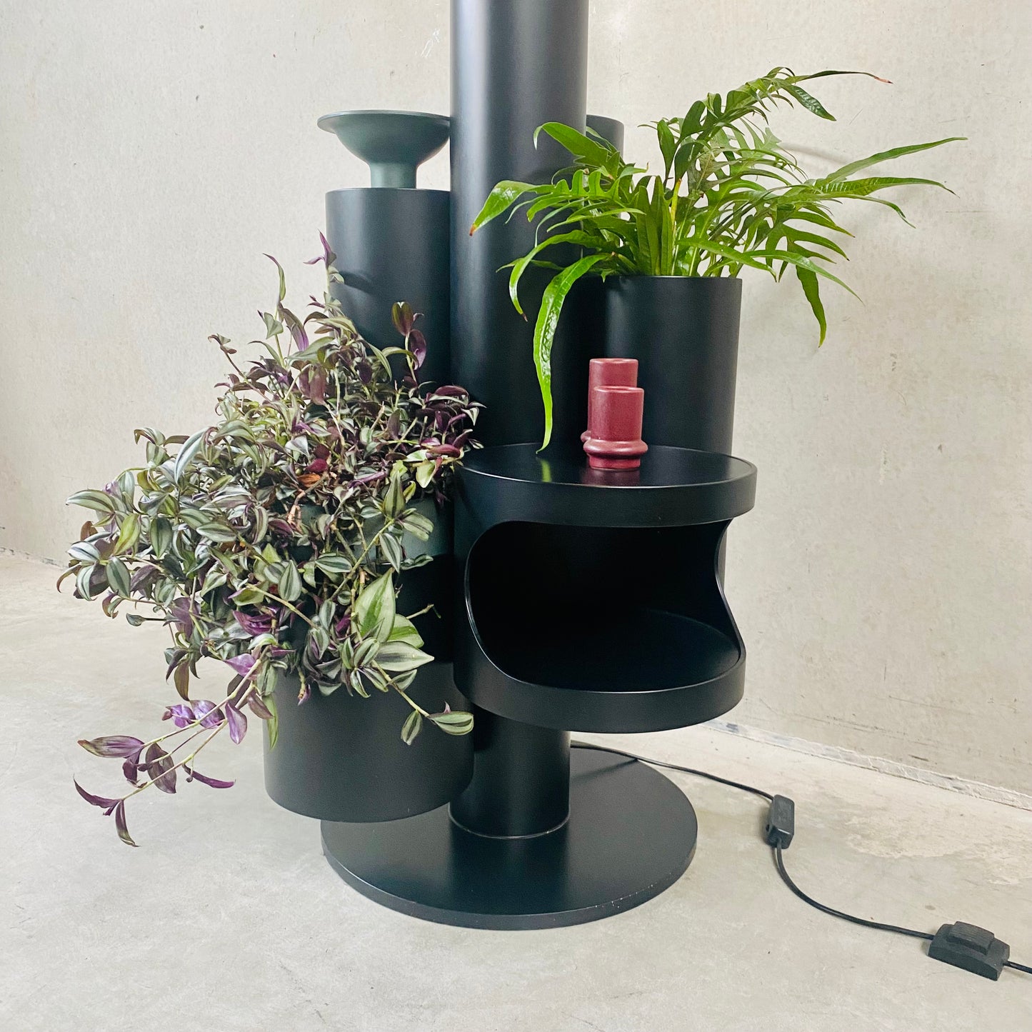 Große Stehlampe und Pflanzenständer „Close Encounter“ von Kerst Koopman, Niederlande 1980