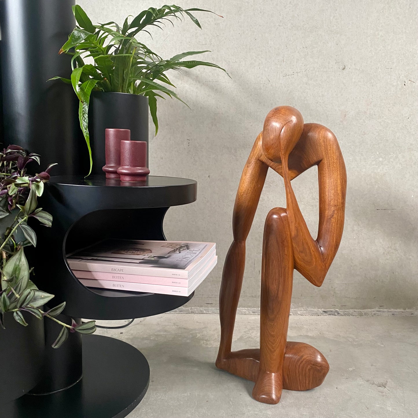 Große Stehlampe und Pflanzenständer „Close Encounter“ von Kerst Koopman, Niederlande 1980