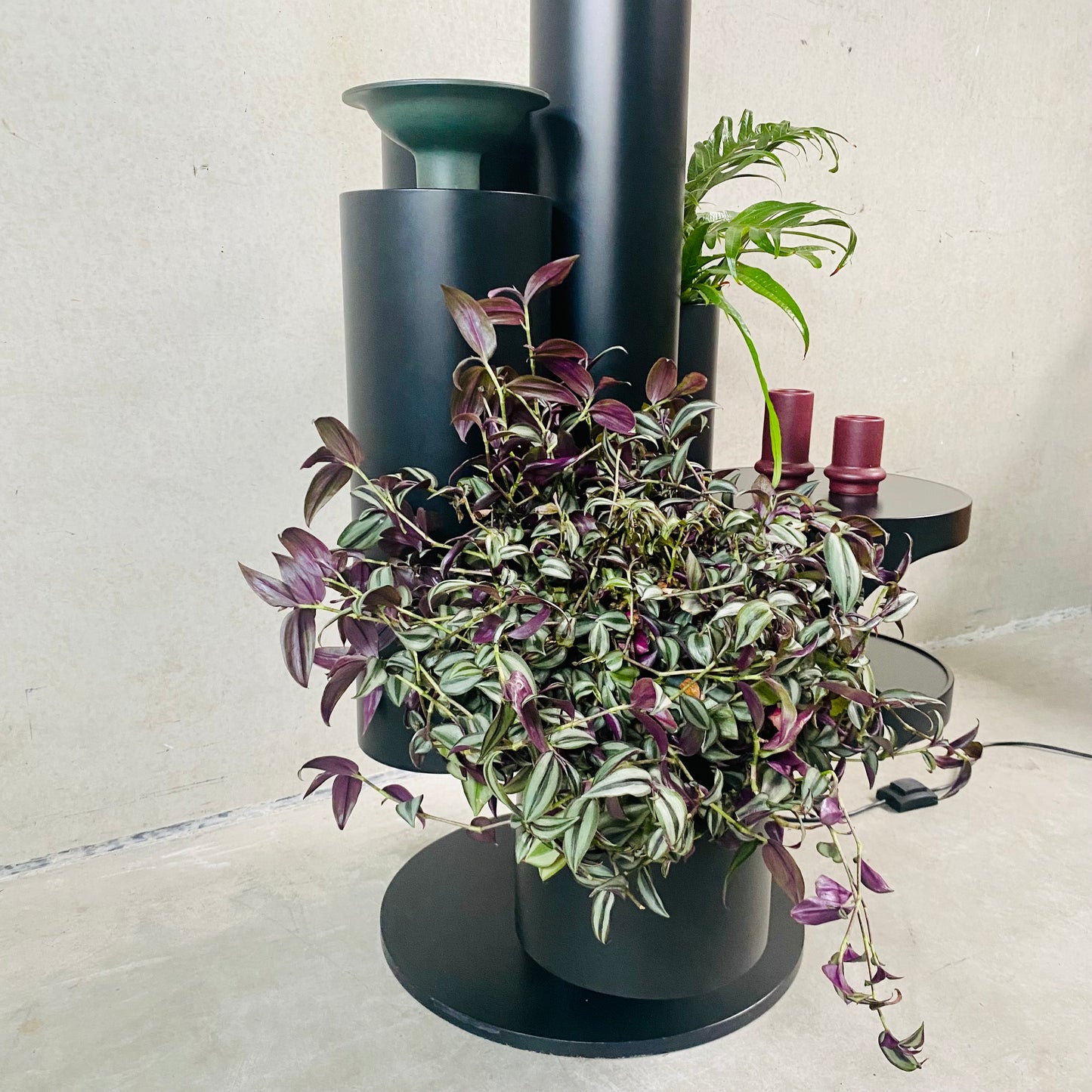 Große Stehlampe und Pflanzenständer „Close Encounter“ von Kerst Koopman, Niederlande 1980