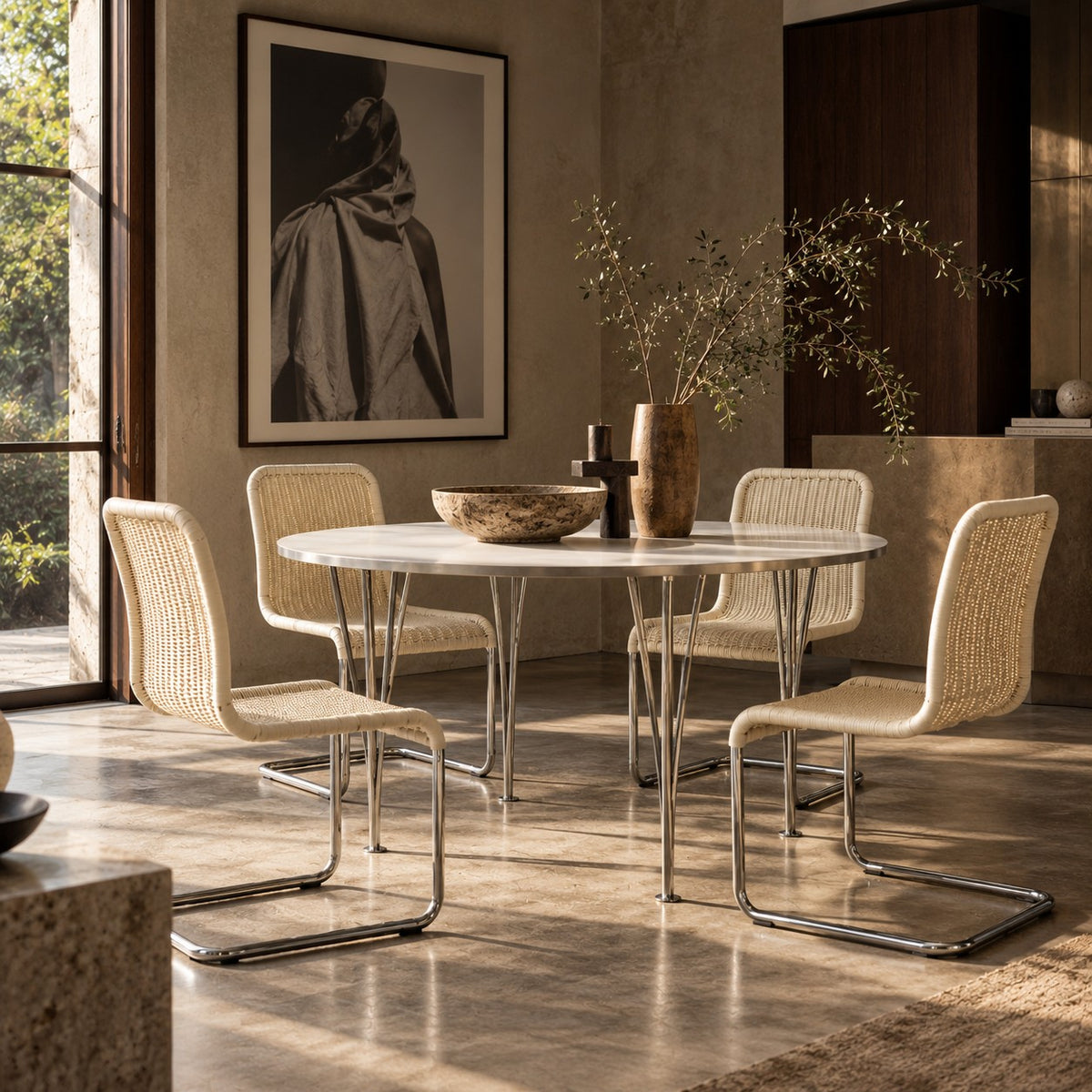 Supercircular Dining Table by Piet Hein, Bruno Mathsson & Arne Jacobsen for Fritz Hansen – Denmark