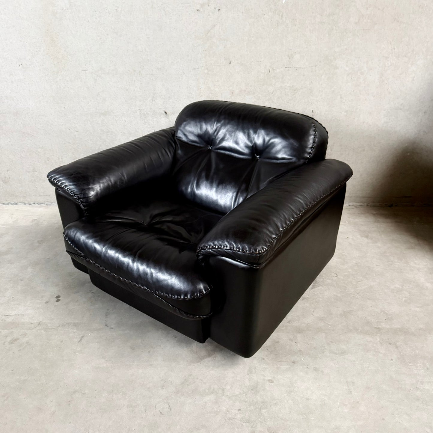 De Sede DS-101 Relaxsessel in dunkelbraunem Leder