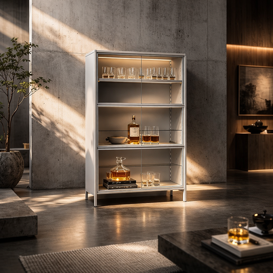 Mid-Century A.R. Cordemeijer Vitrine Storage Unit 5600 Gispen, Netherlands 1962