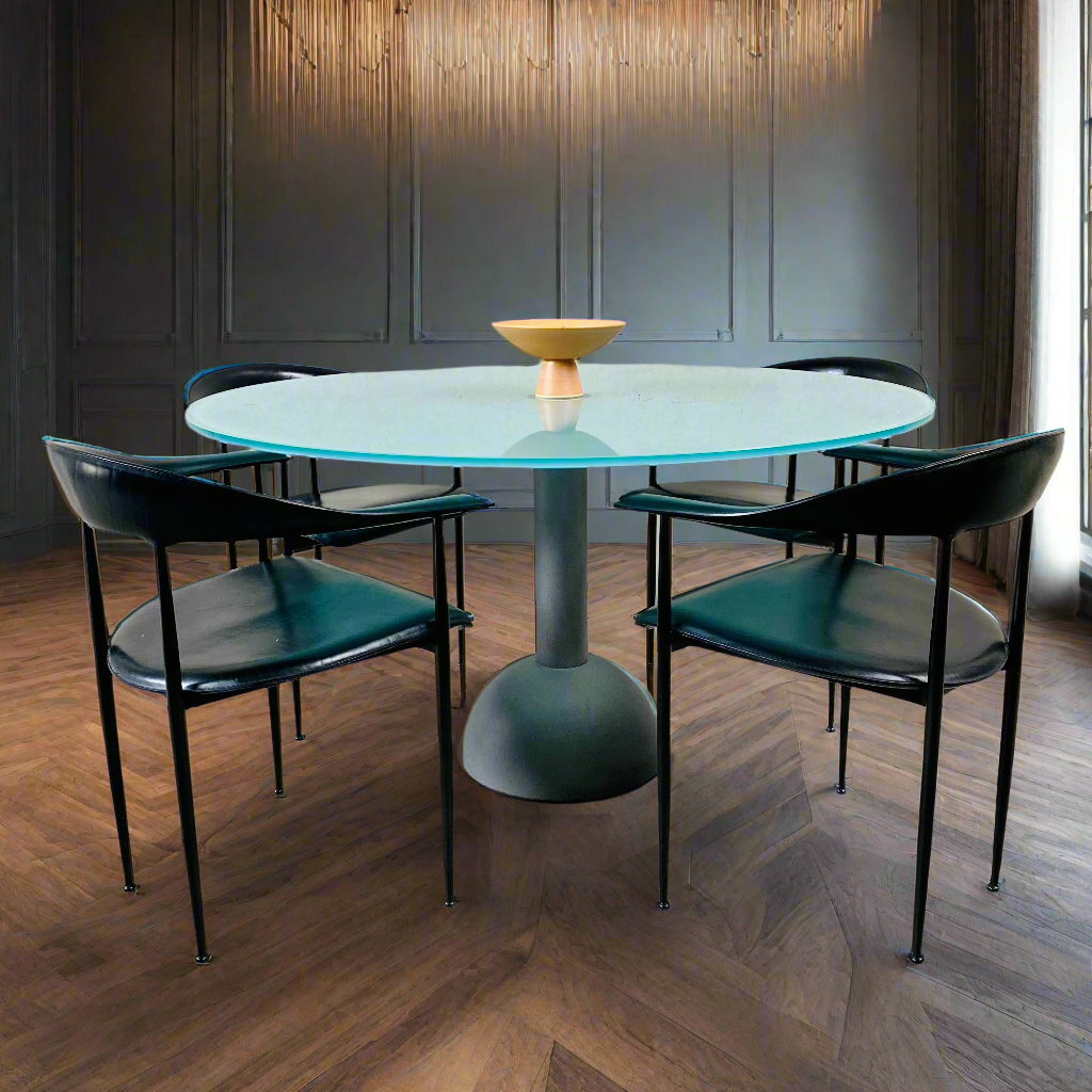 Calice Dining Table by Massimo & Lella Vignelli for Poltrona Frau, Italy 1980