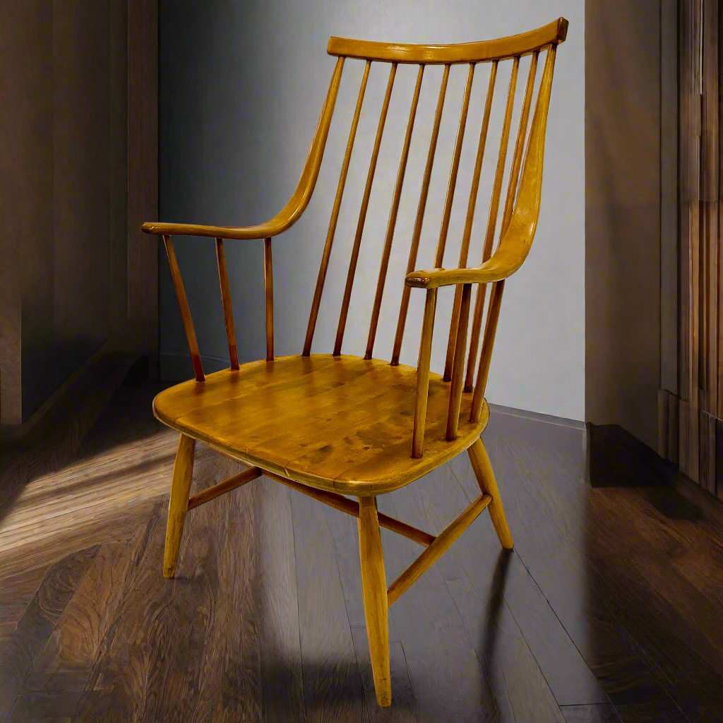 Grandessa Spindelrücken-Sessel von Lena Larsson für Nesto, Schweden, 1960