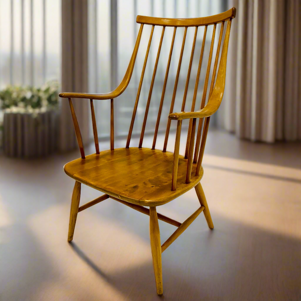 Grandessa Spindelrücken-Sessel von Lena Larsson für Nesto, Schweden, 1960