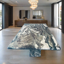 Load image into Gallery viewer, Large Mid-Century Cipollino Ondulato Marble Dining Table, Italy
