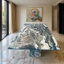 Load image into Gallery viewer, Large Mid-Century Cipollino Ondulato Marble Dining Table, Italy
