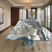 Load image into Gallery viewer, Large Mid-Century Cipollino Ondulato Marble Dining Table, Italy
