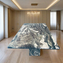 Load image into Gallery viewer, Large Mid-Century Cipollino Ondulato Marble Dining Table, Italy
