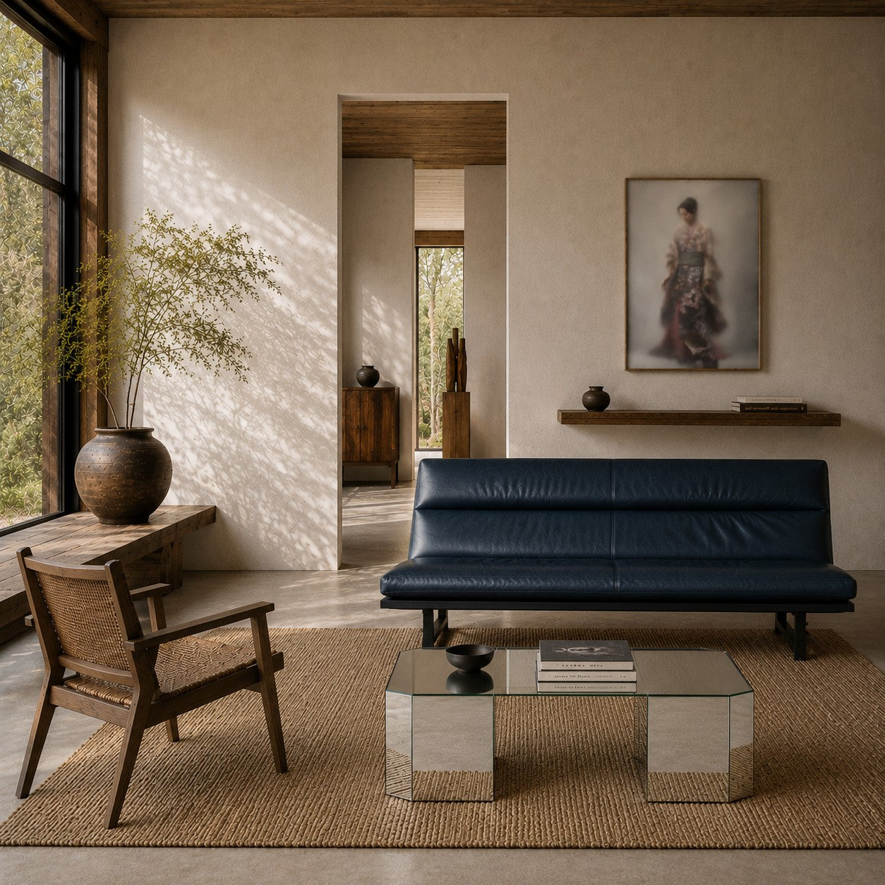 Leather 3-seater Sofa "C683" by Kho Liang Ie for Artifort, Netherlands 1980
