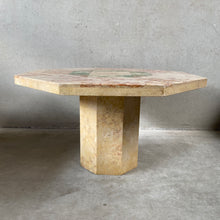 Load image into Gallery viewer, Luxury Hexagon Marble Dining Table, Italy 1980
