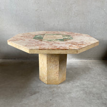 Load image into Gallery viewer, Luxury Hexagon Marble Dining Table, Italy 1980
