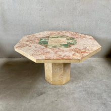 Load image into Gallery viewer, Luxury Hexagon Marble Dining Table, Italy 1980
