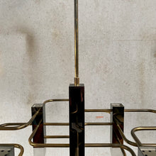 Load image into Gallery viewer, Mid-century Modern Brass Chandelier by Gaetano Sciolari for S.a. Boulanger 1970
