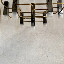 Load image into Gallery viewer, Mid-century Modern Brass Chandelier by Gaetano Sciolari for S.a. Boulanger 1970
