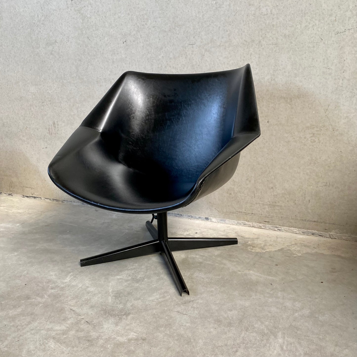 Mid-Century PASTOE FM08 Swiffle Chair von Cees Braakman, Niederlande 1959