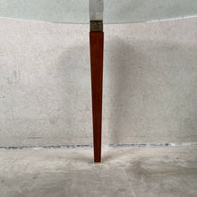 Load image into Gallery viewer, Mid-century Peter Ghyczy &quot;T56&quot; Glass and Brass Round Dining Table, Netherlands 1970
