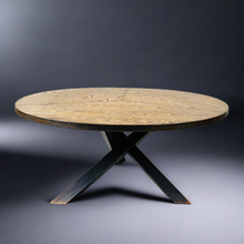 Load image into Gallery viewer, Mid-Century Round Wengé Dining Table by Martin Visser for &#39;T Spectrum, Netherlands 1960
