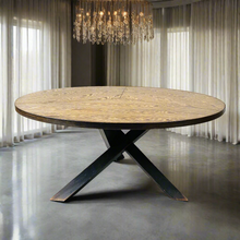 Load image into Gallery viewer, Mid-Century Round Wengé Dining Table by Martin Visser for &#39;T Spectrum, Netherlands 1960
