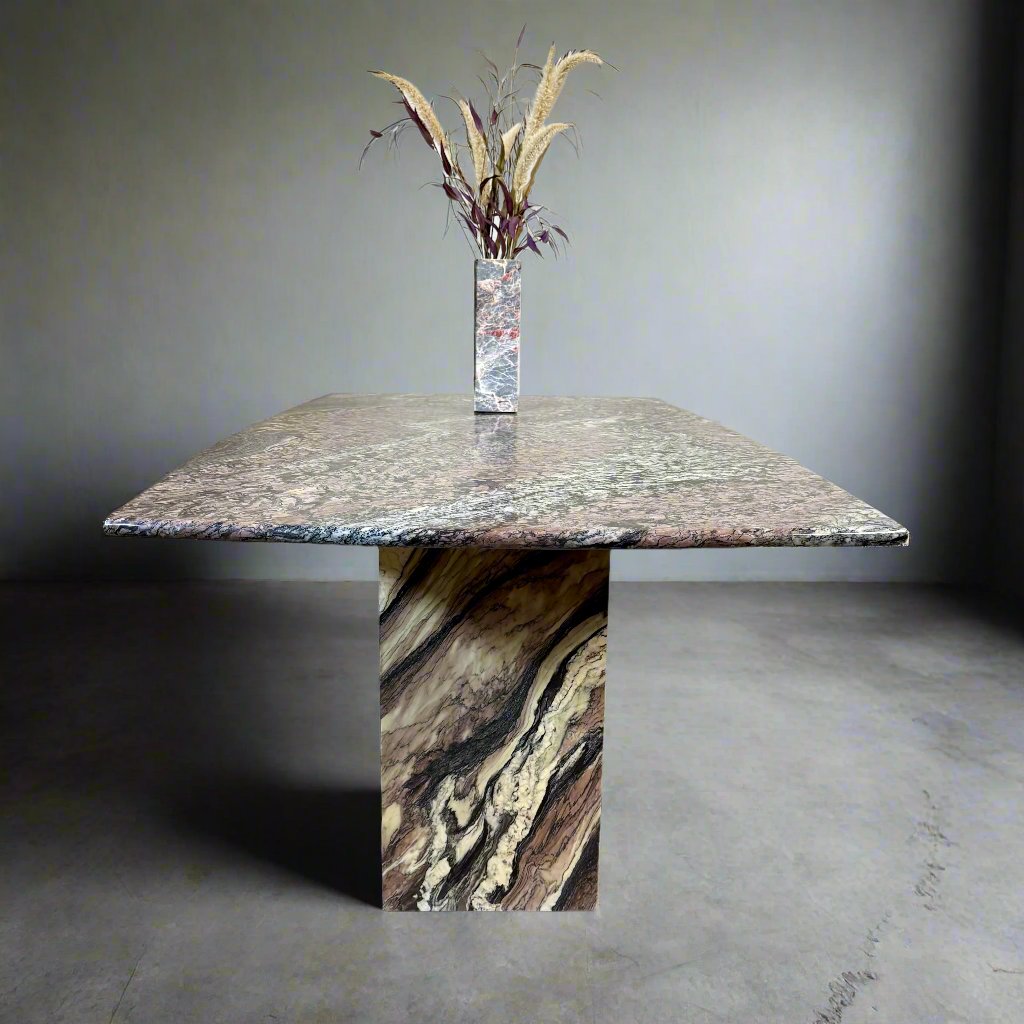 Mid-Century Cipollino Ondulato Marble Dining Table, Italy