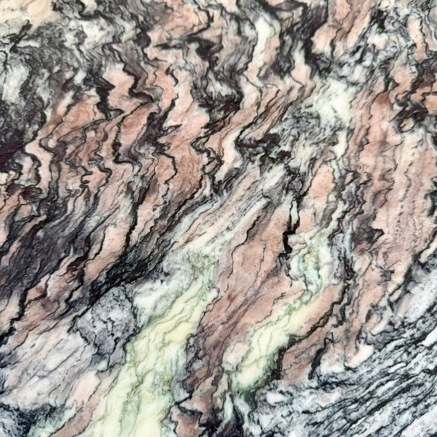 Mid-Century Cipollino Ondulato Marble Dining Table, Italy