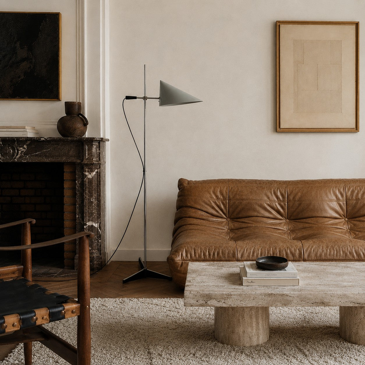 Lampadaire de style Mid-Century D-2003 par Jan Jaspers pour Raak Amsterdam, Pays-Bas 1950