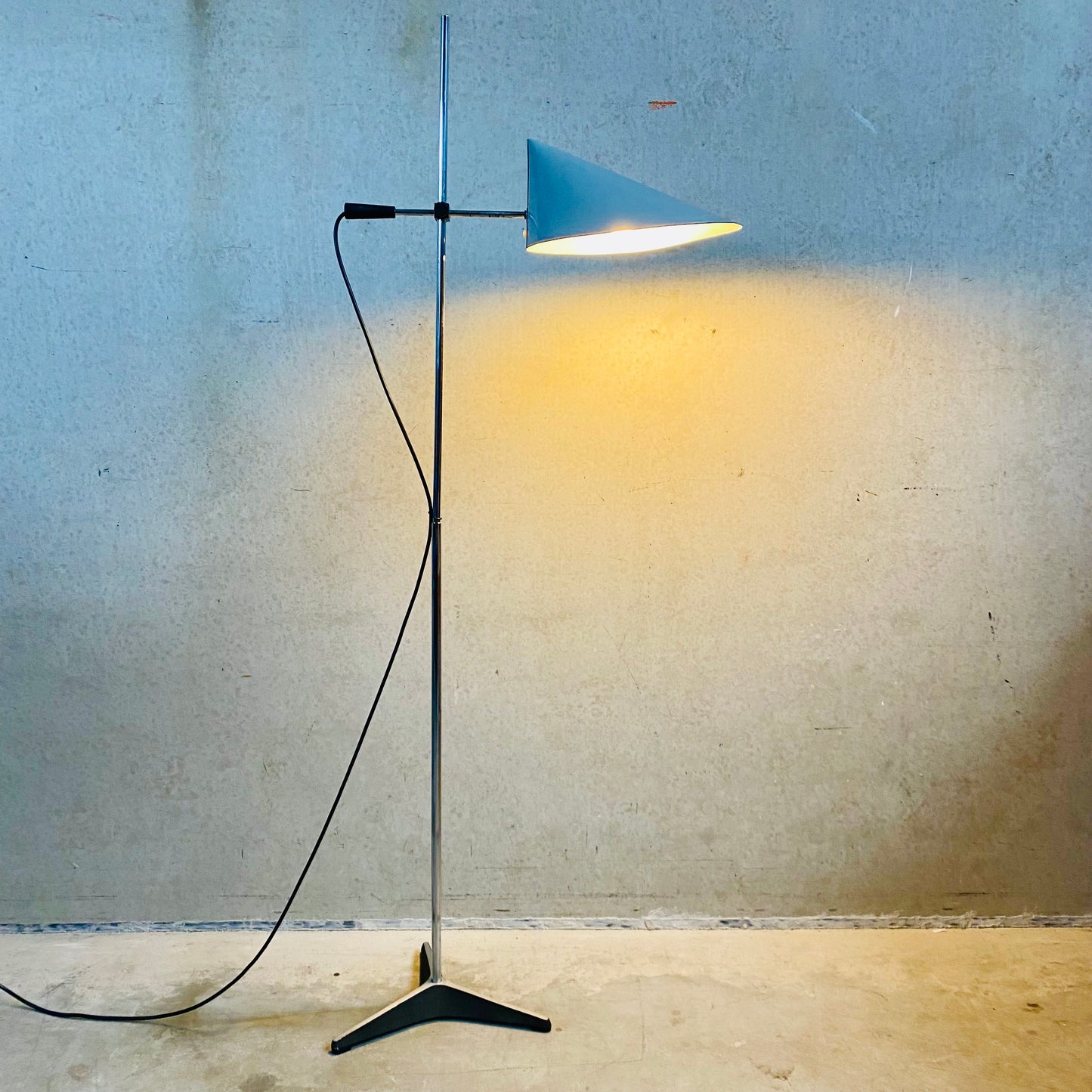 Mid-Century Stehlampe D-2003 von Jan Jaspers für Raak Amsterdam, Niederlande 1950