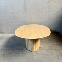 Load image into Gallery viewer, Mid-Century Oval Travertine Coffee Table, Italy 1970
