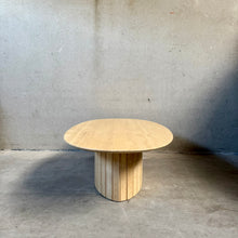 Load image into Gallery viewer, Mid-Century Oval Travertine Coffee Table, Italy 1970
