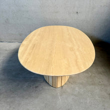 Load image into Gallery viewer, Mid-Century Oval Travertine Coffee Table, Italy 1970
