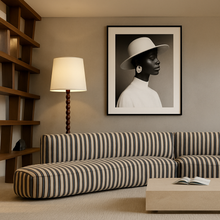 Load image into Gallery viewer, Mid-Century Sculptural Solid Oak Floor Lamp, Netherlands 1960
