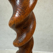 Load image into Gallery viewer, Mid-Century Sculptural Solid Oak Floor Lamp, Netherlands 1960
