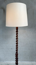Load image into Gallery viewer, Mid-Century Sculptural Solid Oak Floor Lamp, Netherlands 1960
