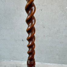 Load image into Gallery viewer, Mid-Century Sculptural Solid Oak Floor Lamp, Netherlands 1960
