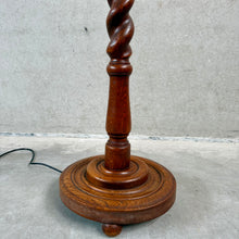 Load image into Gallery viewer, Mid-Century Sculptural Solid Oak Floor Lamp, Netherlands 1960
