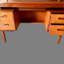 Load image into Gallery viewer, Mid-Century Modern G Plan Fresco Floating Top Teak Vanity Desk by Victor Wilkins, UK 1960
