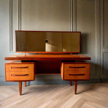 Load image into Gallery viewer, Mid-Century Modern G Plan Fresco Floating Top Teak Vanity Desk by Victor Wilkins, UK 1960
