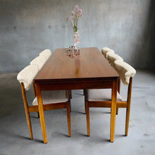 Load image into Gallery viewer, Mid-century Danish Design Extendable Dining Set With 6 Chairs, Denmark 1960
