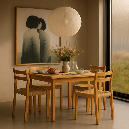 4 x Model 401 Dining Chairs by Niels O. Møller for Jl Møller Møbelfabrik, Denmark 1970