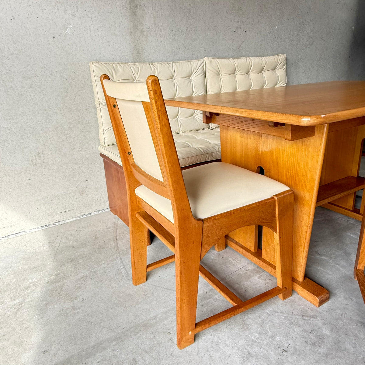 Oak Art Deco Modernist Dining Set by Bas Van Pelt for My Home, Netherlands 1932
