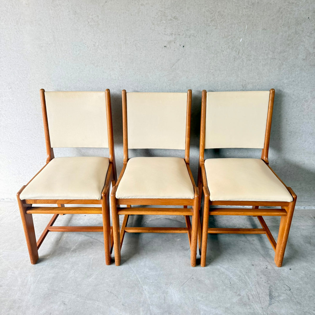 Oak Art Deco Modernist Dining Set by Bas Van Pelt for My Home, Netherlands 1932