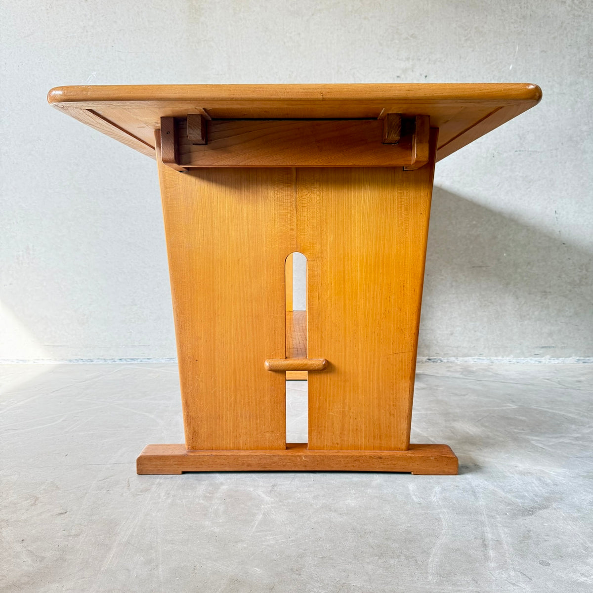 Oak Art Deco Modernist Dining Set by Bas Van Pelt for My Home, Netherlands 1932