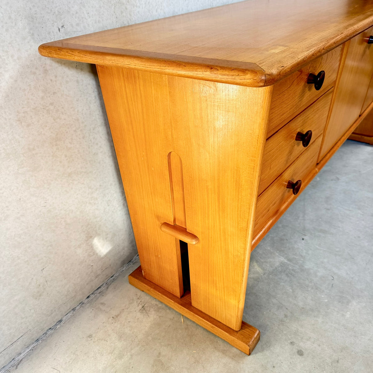 Rare Oak Art Deco Modernist Sideboard by Bas van Pelt for My Home, Netherlands, 1932