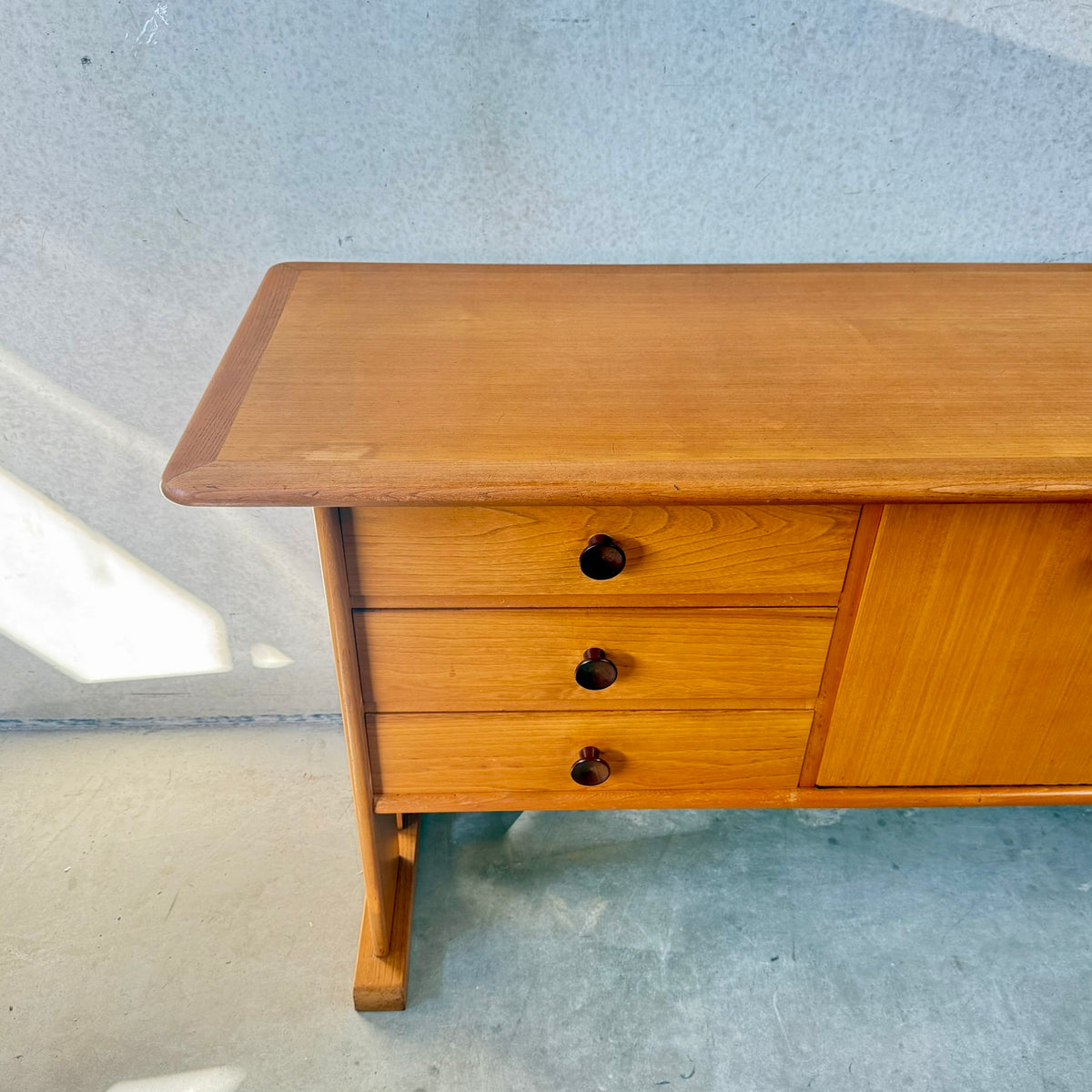 Rare Oak Art Deco Modernist Sideboard by Bas van Pelt for My Home, Netherlands, 1932