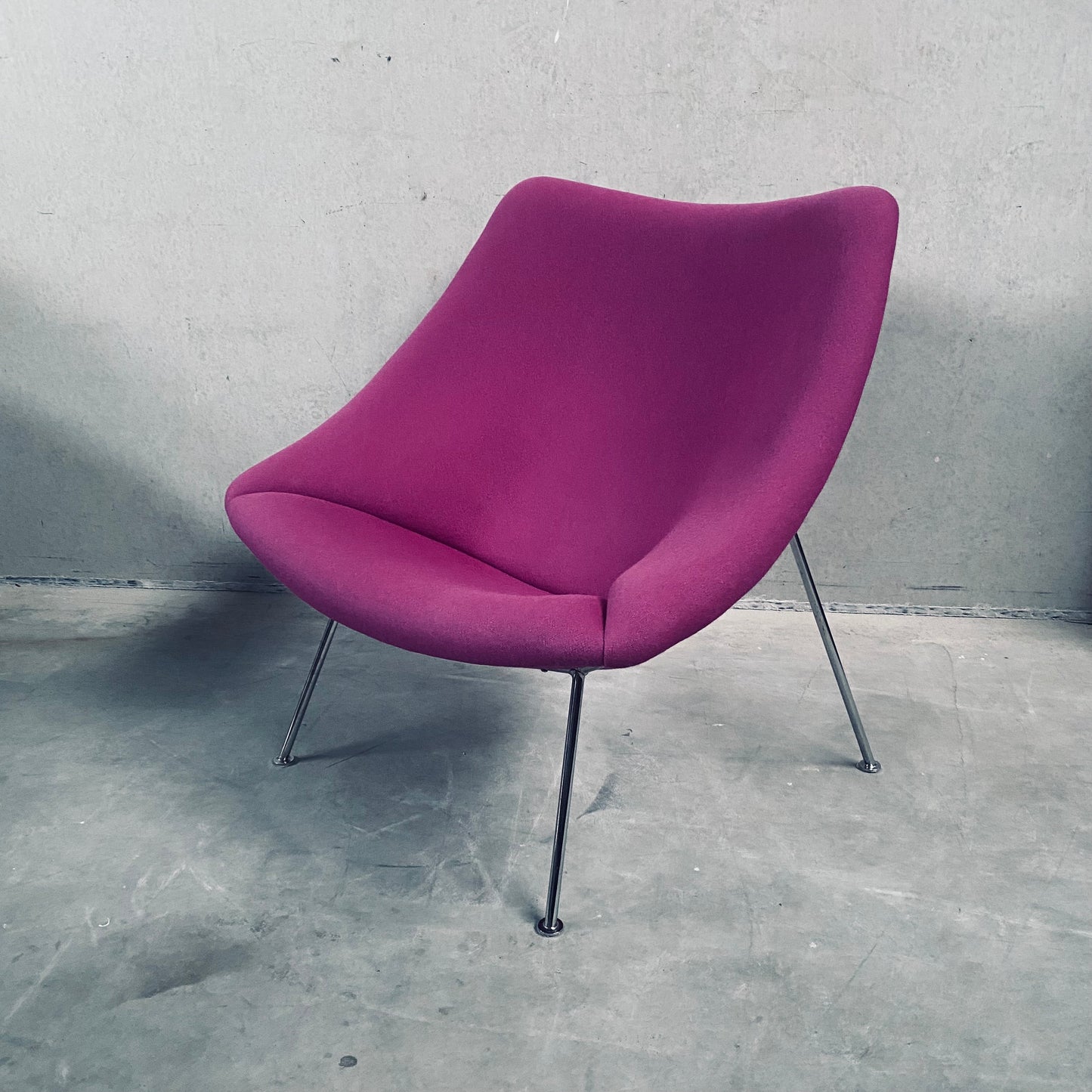 Fauteuil lounge violet Oyster « F157 » de Pierre Paulin pour Artifort, Pays-Bas, 1970