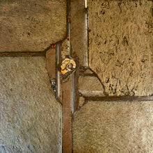 Load image into Gallery viewer, Brutalist Square Slate Stone Ammonite Coffee Table by Paul Kingma 1994

